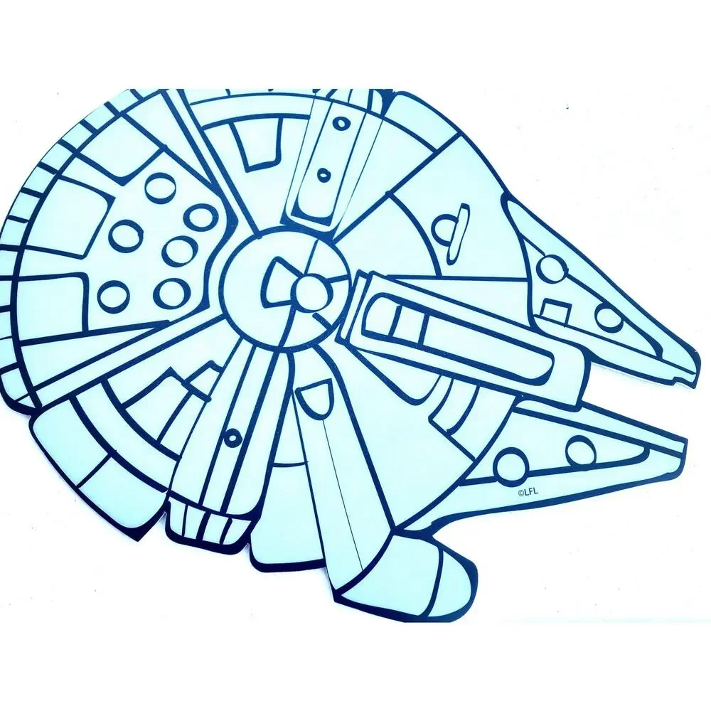 Star Wars Placemats Set Darth Vader Stormtrooper Millennium Falcon Death Star‎
